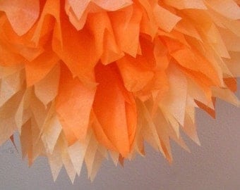 Orange Cream ... 1 tissue paper pom // birthday // weddings // party decorations