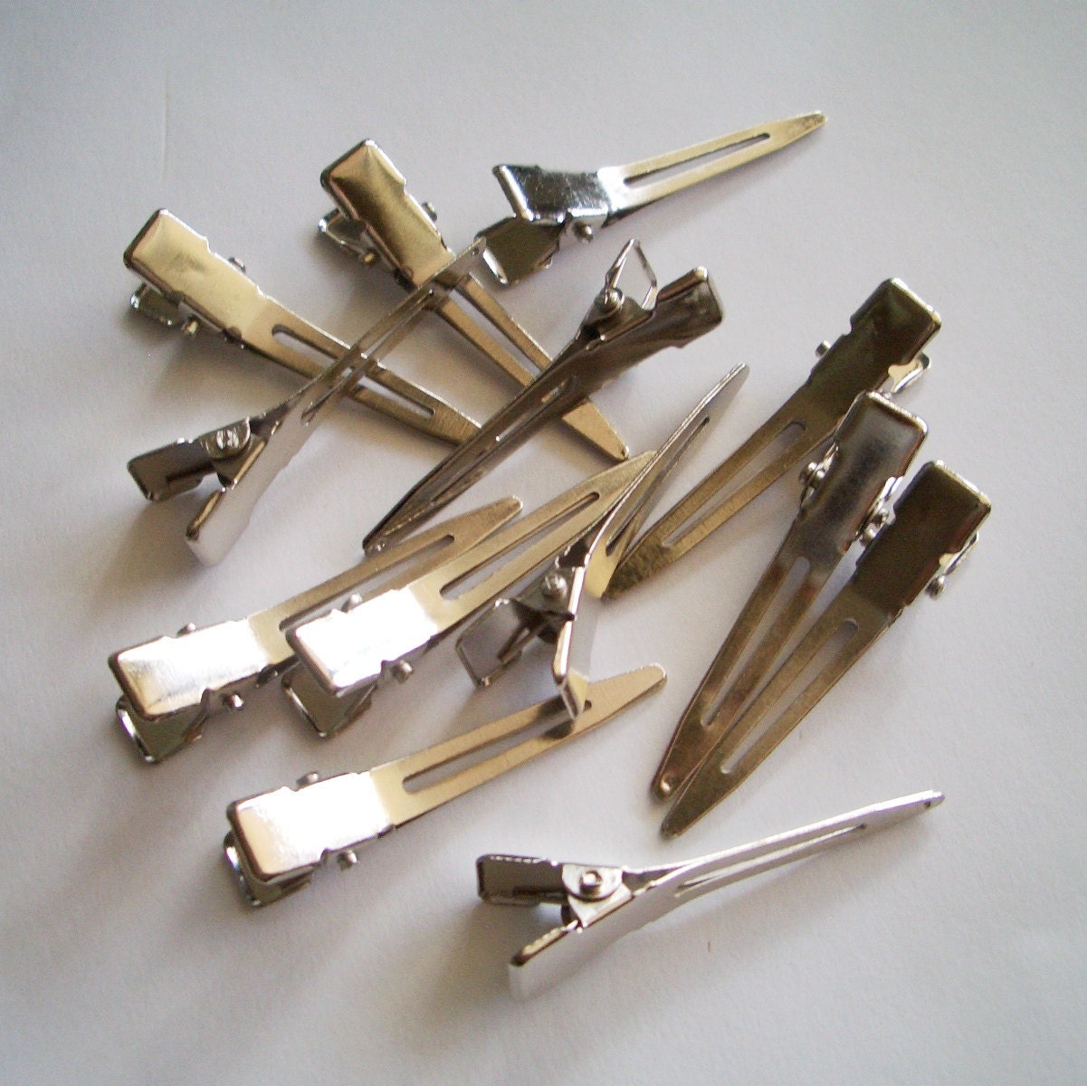 15 pieces - 45 mm - 1 3/4 inch Single Pronged Alligator Clips