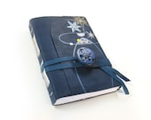 JOURNAL SALE 15% - Blue Moon - Leather Journal / Notebook / Diary - Christmas in July Sale - Baghy