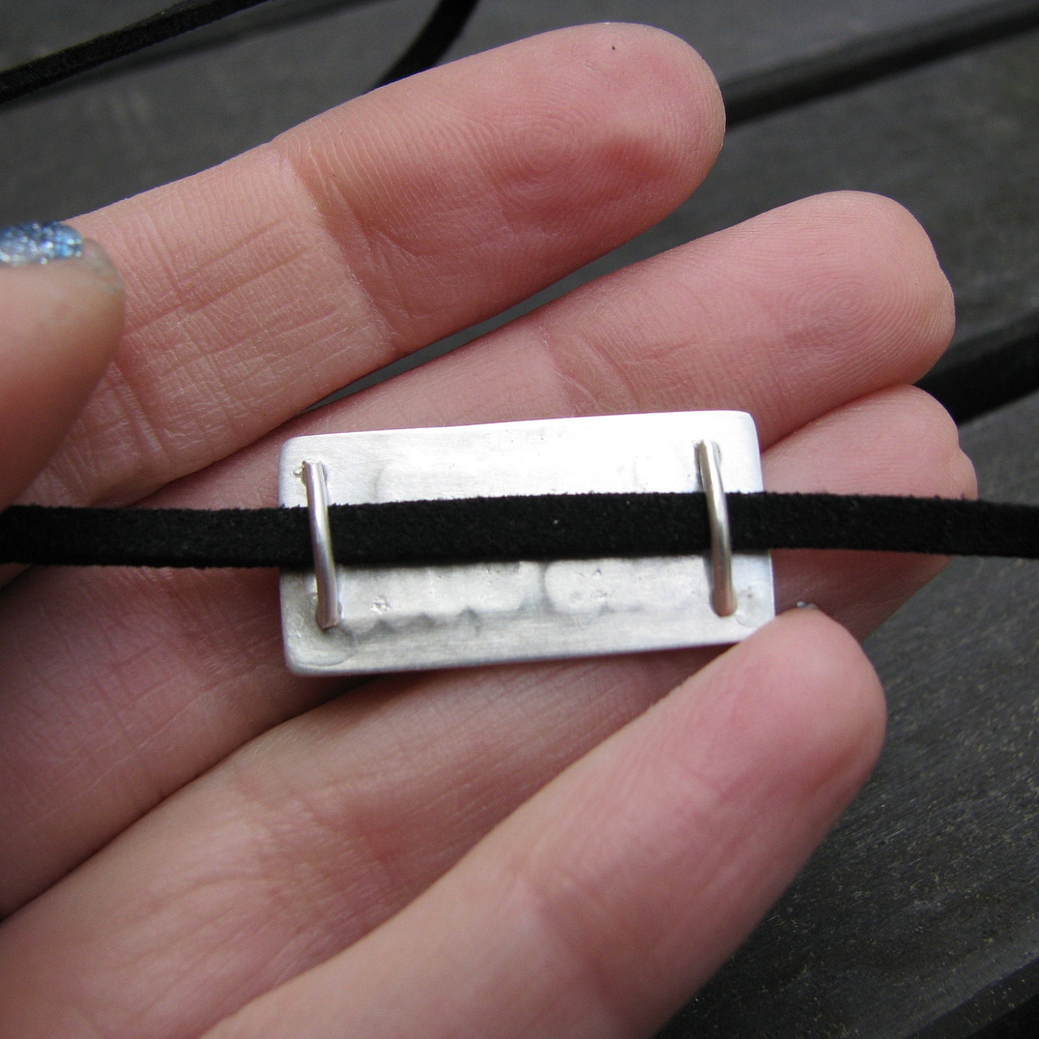 I Carry Your Heart E.E. Cummings Suede & Silver Wrap Bracelet