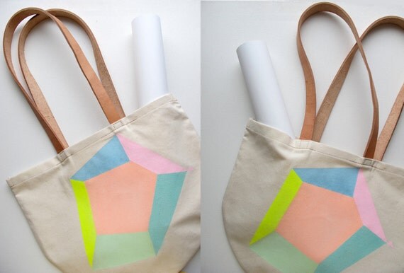 Happy NEON PASTEL TOTE
