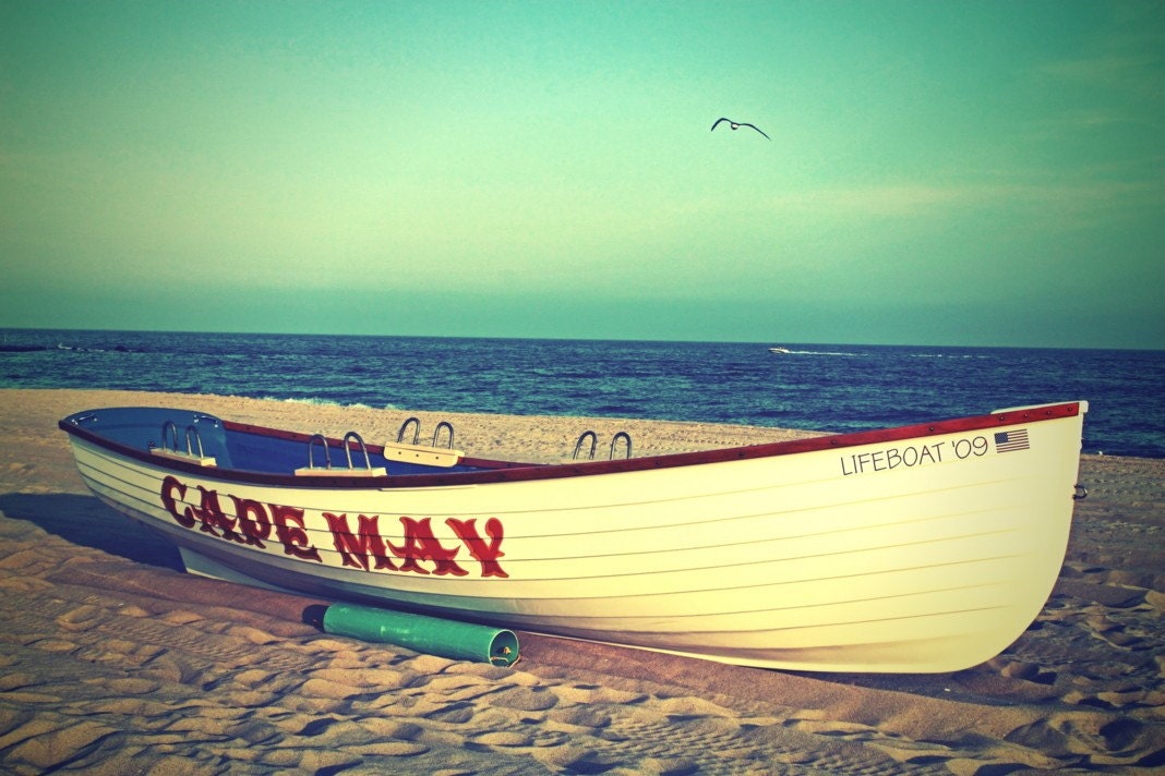 Cape May LifeBoat - 8x12 Fine Art Photography Print