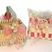 Flower Girl Basket & Ring Bearer Pillow Set, Seashells and Multi Color Woven Wicker and Satin,SPRING SALE...20% OFF