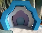 Waldorf Winter Snow Cave for Fairies, Gnomes and polar animals