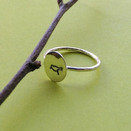 Sterling Silver Little Bird Ring