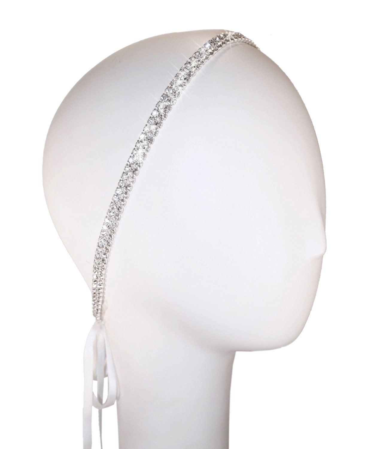 Coy 2 Rows Crystal Headband