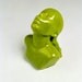 40% OFF - Sculpture Ceramic Bust Female EMERGENCE kiwi green Ltd ed 75