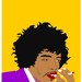 JIMI HENDRIX POSTER... original drawing
