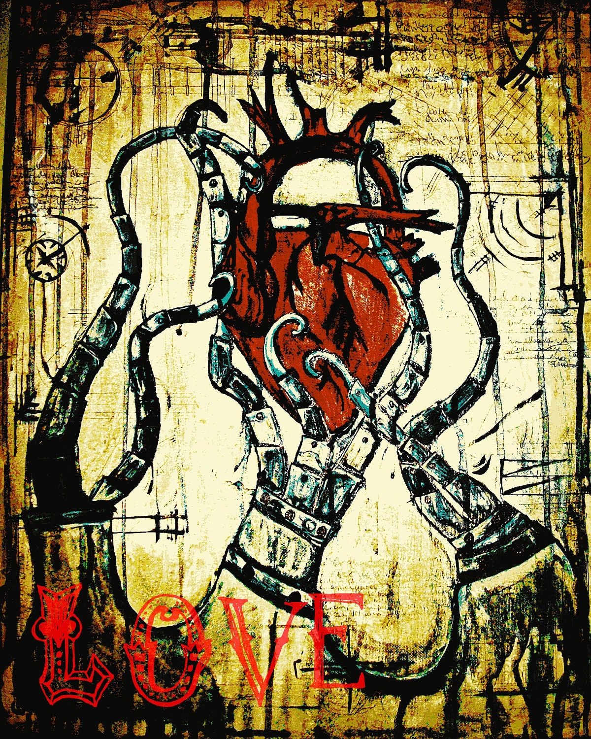Love 5x7 print