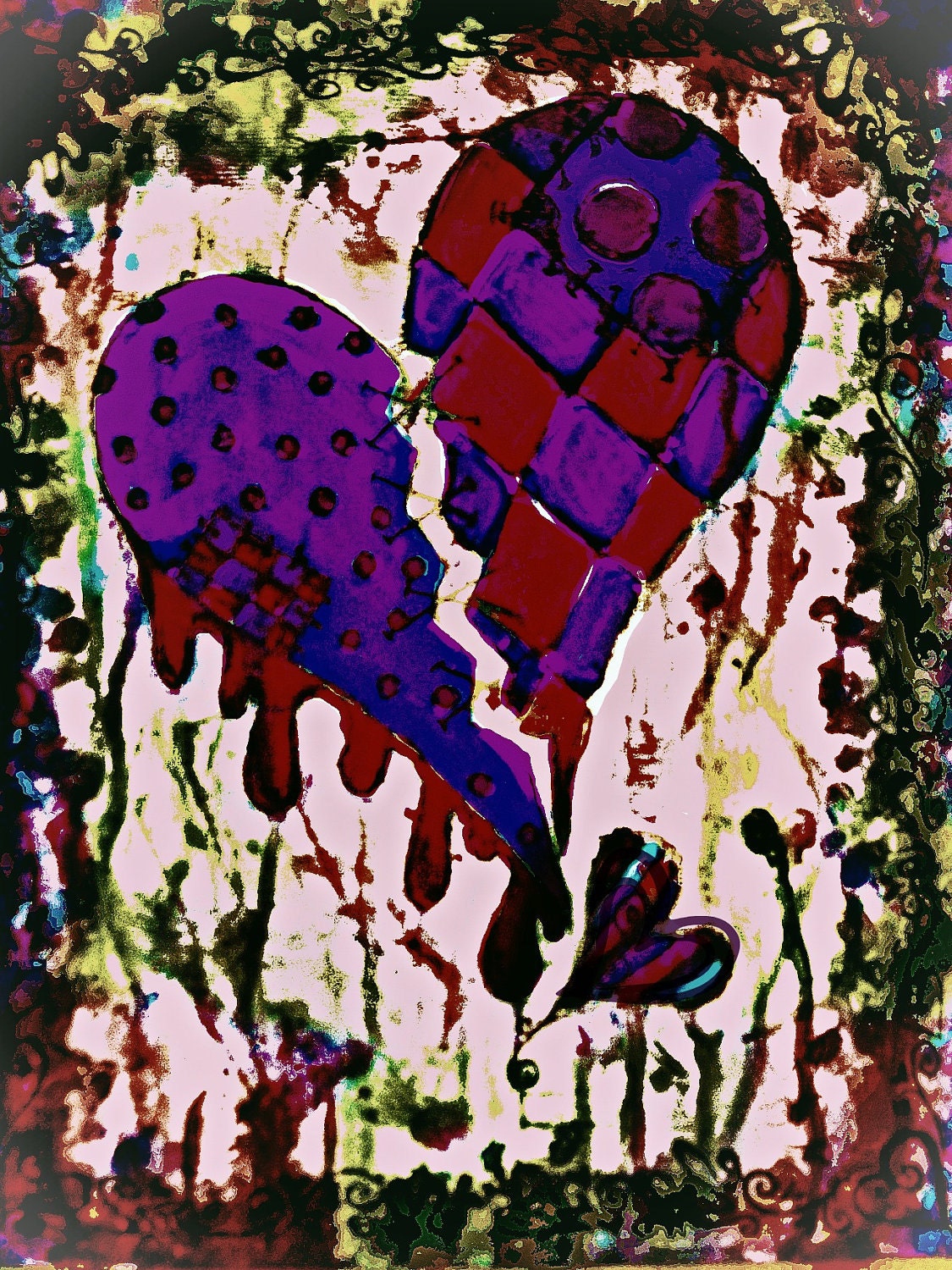 Broken Heart 5x7 print