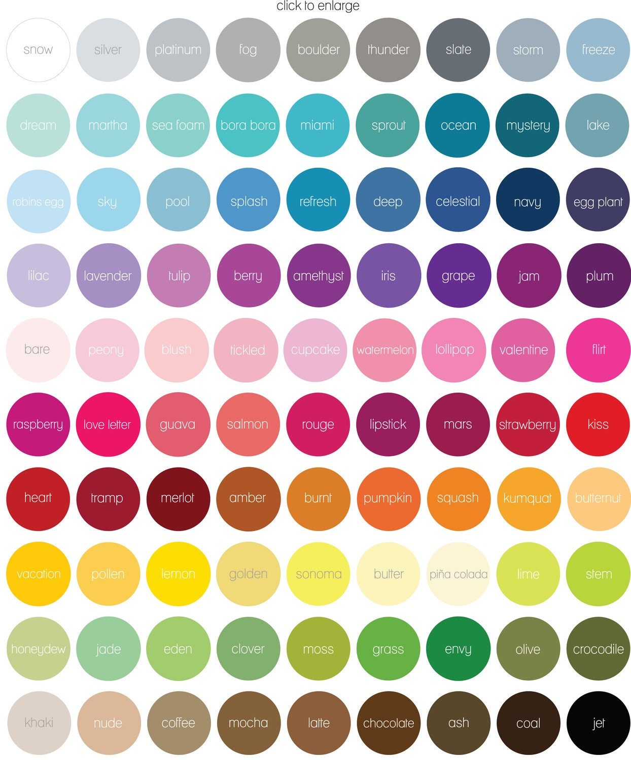 Color Preview- Pick 3 additional color proofs