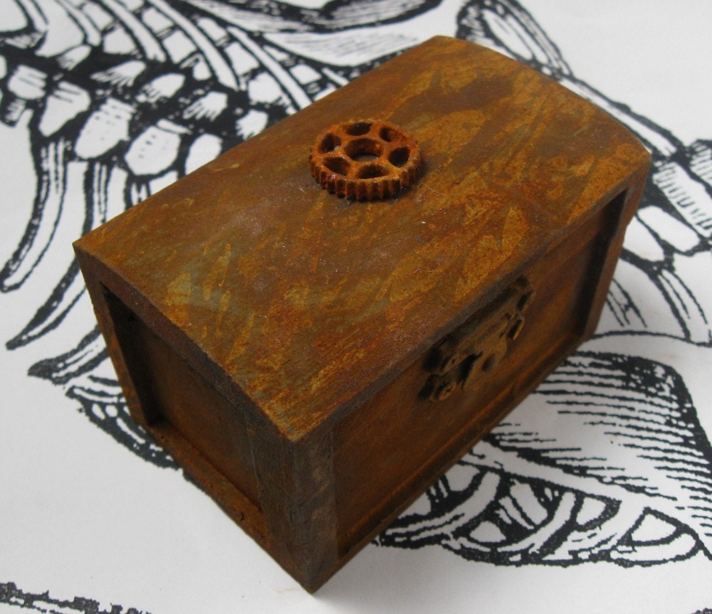 Rusted Steampunk Box