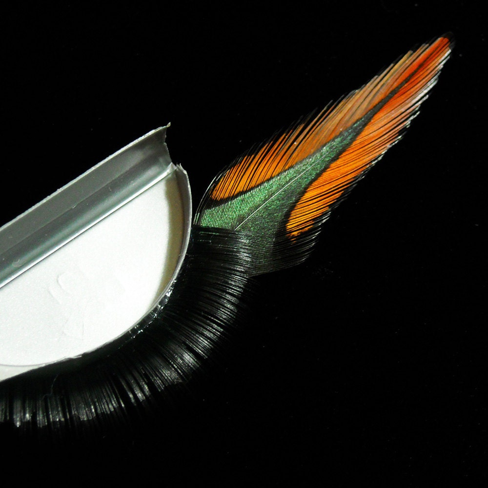 Fire Fox - Fancy Feather Eyelashes