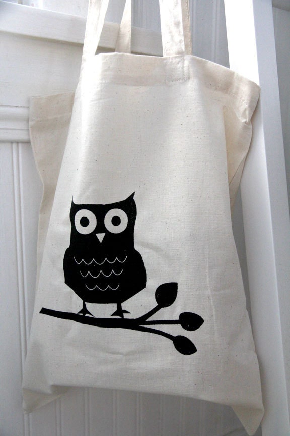 Quote Tote - Wise Old Owl cotton tote bag