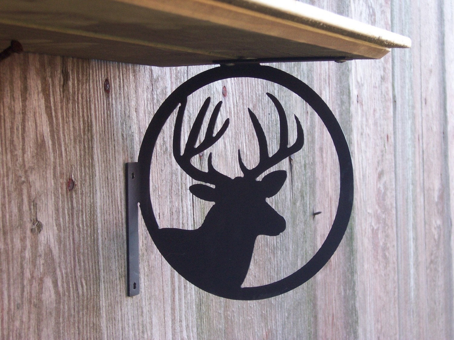 Deer Shelf Brackets by custommetalart on Etsy