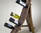 Wine Barrel Free Standing Wine Rack