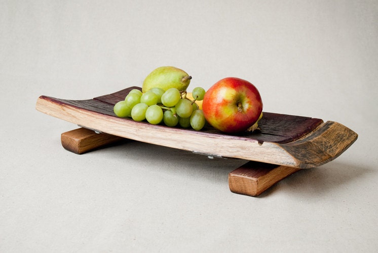 Barrel Stave Centerpiece Fruit Platter