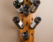 Napa Barrel Stave Wall Wine Rack - 16 Bottles