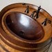 Wine Barrel Vanity with Hammered Copper Sink