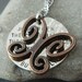 Butterfly Quote Necklace with Red Copper Butterfly