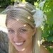 Fascinator, Wedding Hair Accessory, Ivory Feather Flower Fascinator, Head Piece, Feather Hairclip, Bridal Fascinator