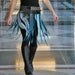 upcycled clothing . tattered wrap skirt . tin roof blues
