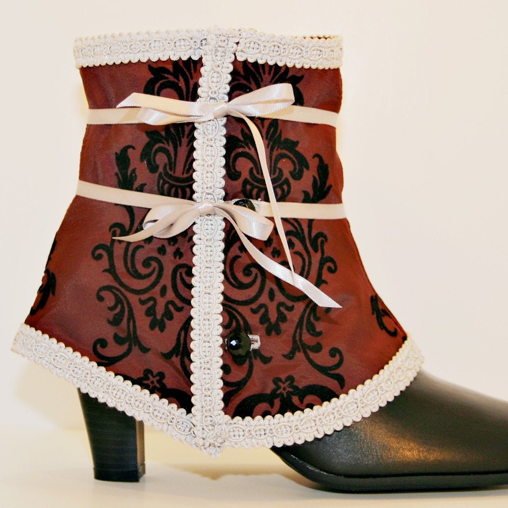 upcycled accessories . spats . forbidden liaison