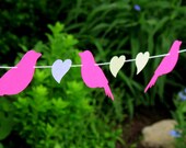 Lovebirds Paper Garland