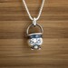 Little 3d Cauldron Charm - STERLING SILVER - (Just the charm, chains are sold separately.)