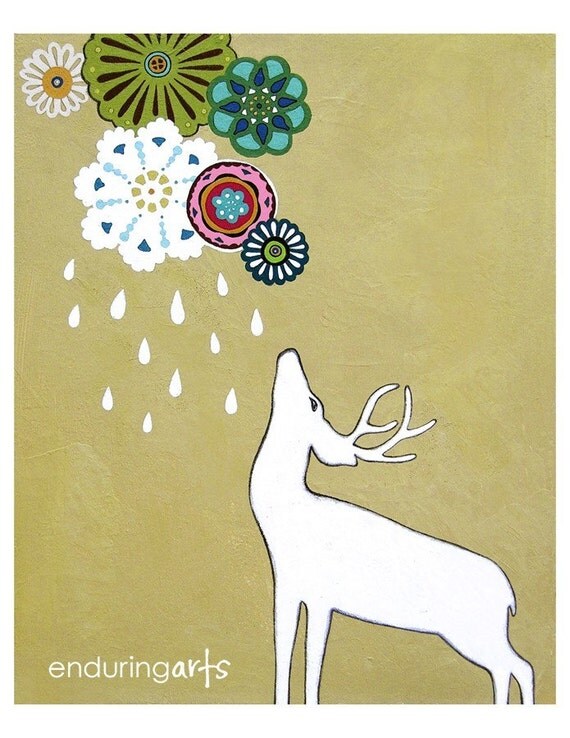 Raining Down Possibility MODERN Fine Art Print