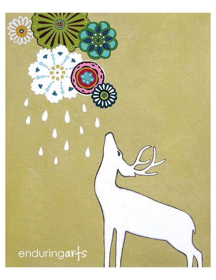Raining Down Possibility MODERN Fine Art Print