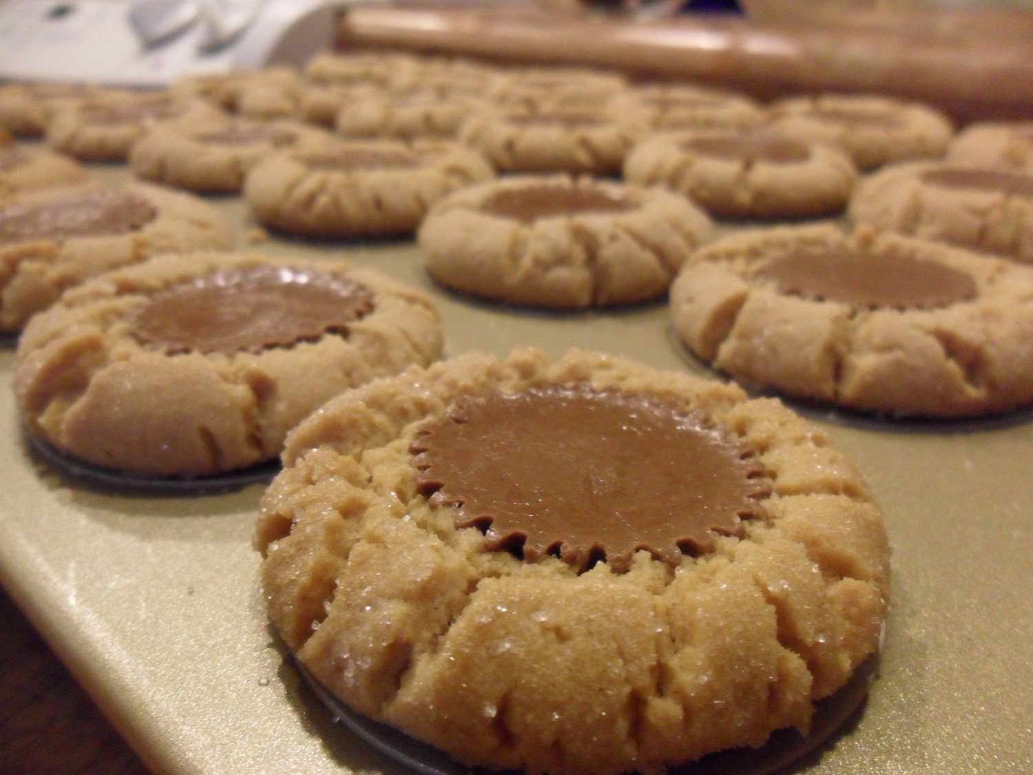 Reeses Peanut Butter Cupcake Cookies - Family Favorite