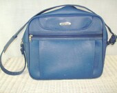 Vintage Samsonite Concord Blue Tote Small