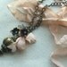 Found Object Jewelry, Antique Brass Drawer Pull, Repurposed Necklace, Mothers Day
