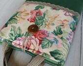 Laptop Sleeve Case Cover for a 13 inch Macbook/cotton/ two handles