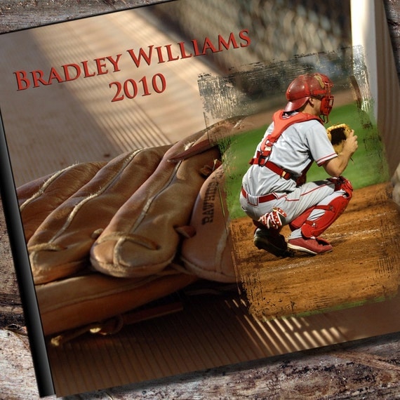 Custom Baseball Photo Album or Scrapbook by AlbumOptions on Etsy