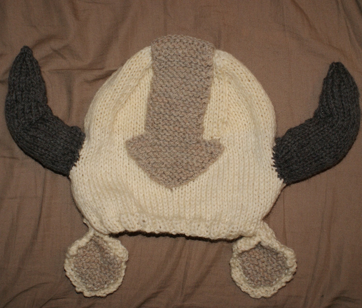 Custom Knit Appa from Avatar Hat - Available in 8 sizes Preemie through Adult