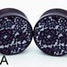 Black Lace BMA Plugs 7/16" (11mm)