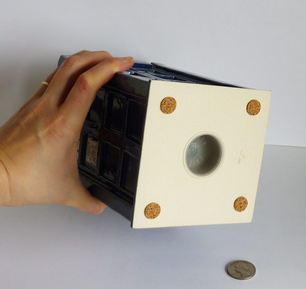 TARDIS Bank- Made to Order - Handmade Ceramic Coin Bank