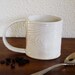 Faux Bois Mug No.1 in Creamy White