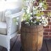 antique wooden barrel - farm fresh