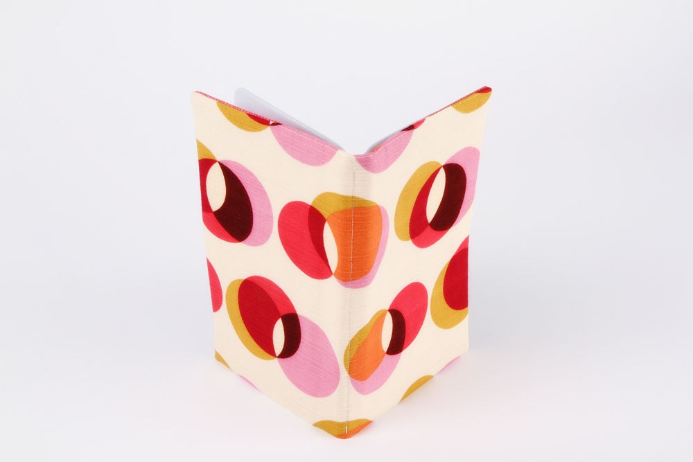 Card holder Queen size - Retro dots in rose