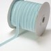 Soft Baby Light Blue Velvet Woven Ribbon 3/8 inch (9 mm) - 3 Yards