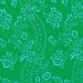 SALE Honey Child Rosetta JP48 Kelly Green and Aqua by Jennifer Paganelli Sis Boom for FreeSpirit Cotton Fabric - 1 yard
