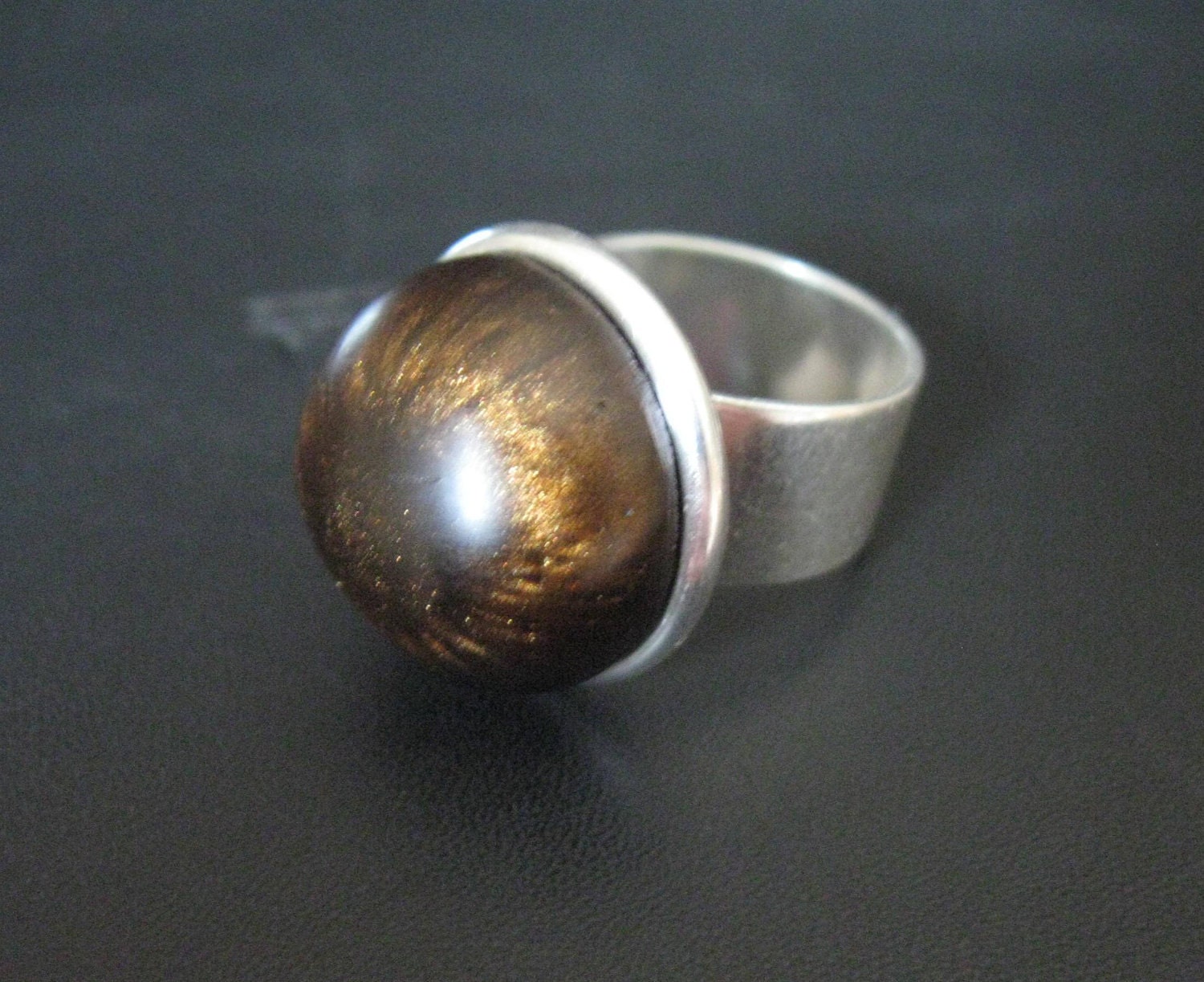 Resin Ring in Chocolate Cocktail