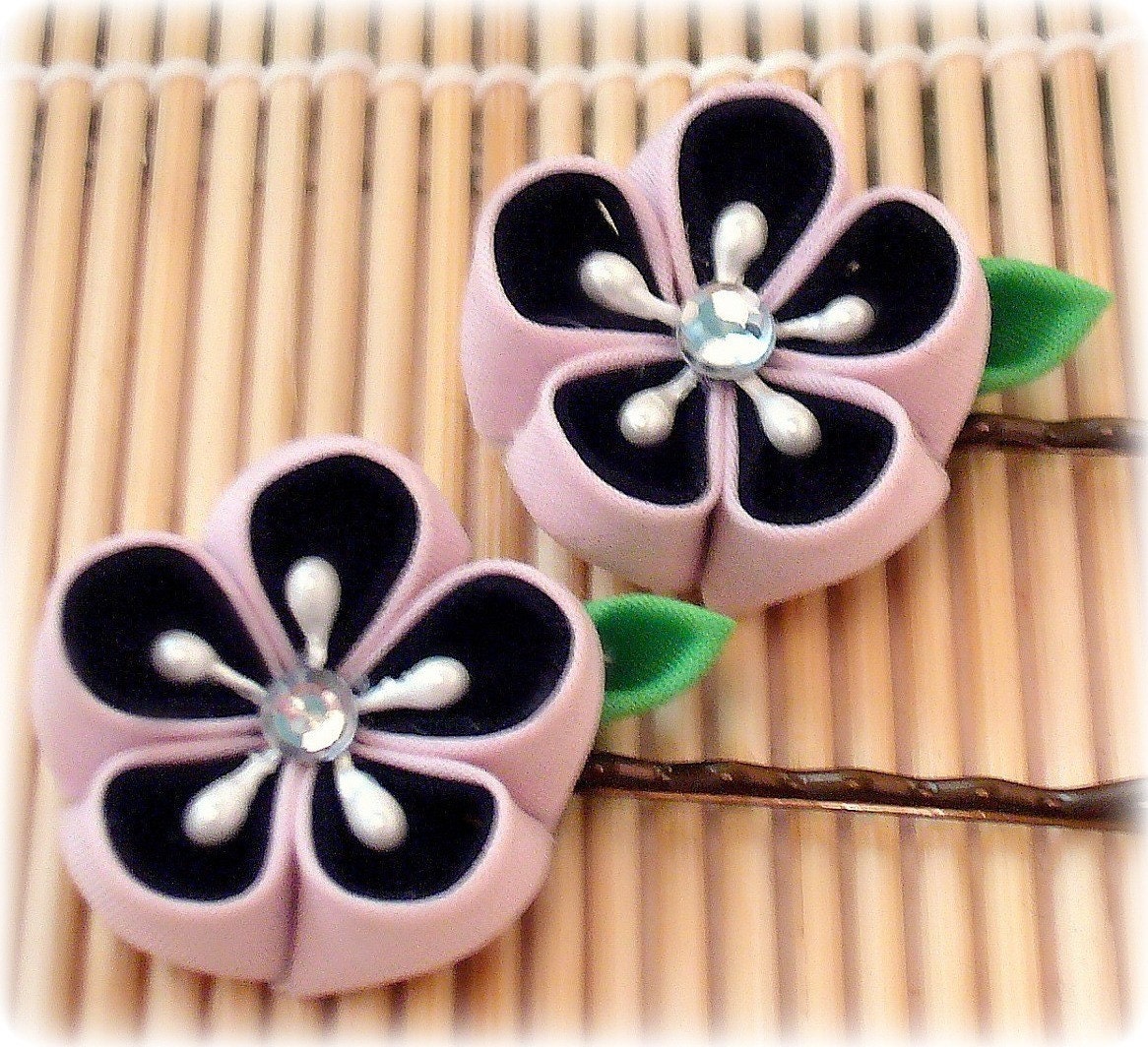 Sweet Lolita Japanese Kanzashi  Bobby Pins