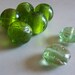 Green Glass Bead Assortment