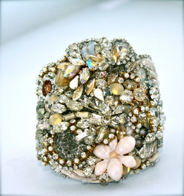 Doloris Petunia One of a Kind Custom Cuff - Sold Out
