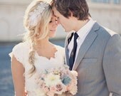 The Classic Crystal and Petal Bandeau- Mini (Worn as a Headband)