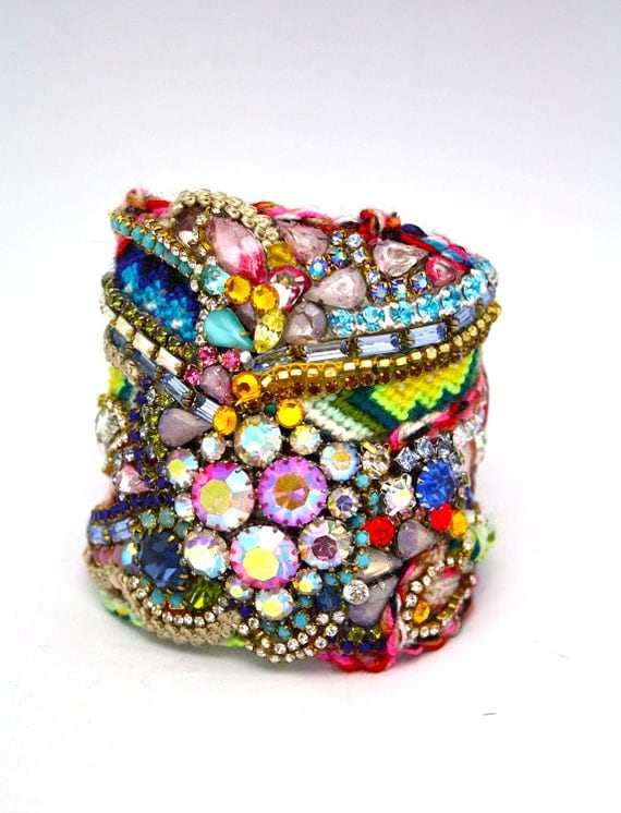 Custom Diamonds are a Girls Best Friendship Cuff- Example